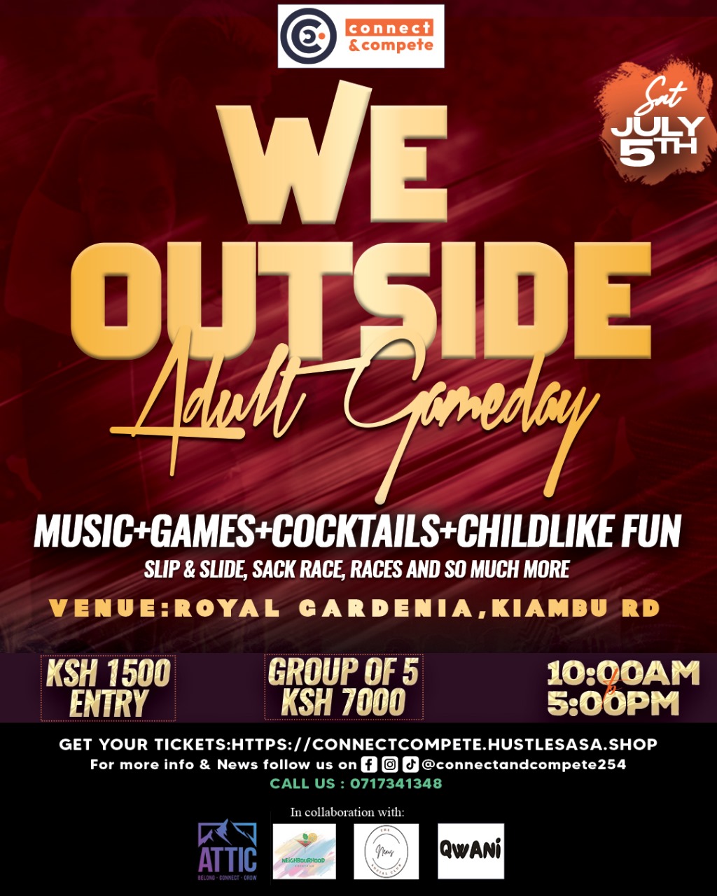 WE OUTSIDE ADULT GAMEDAY