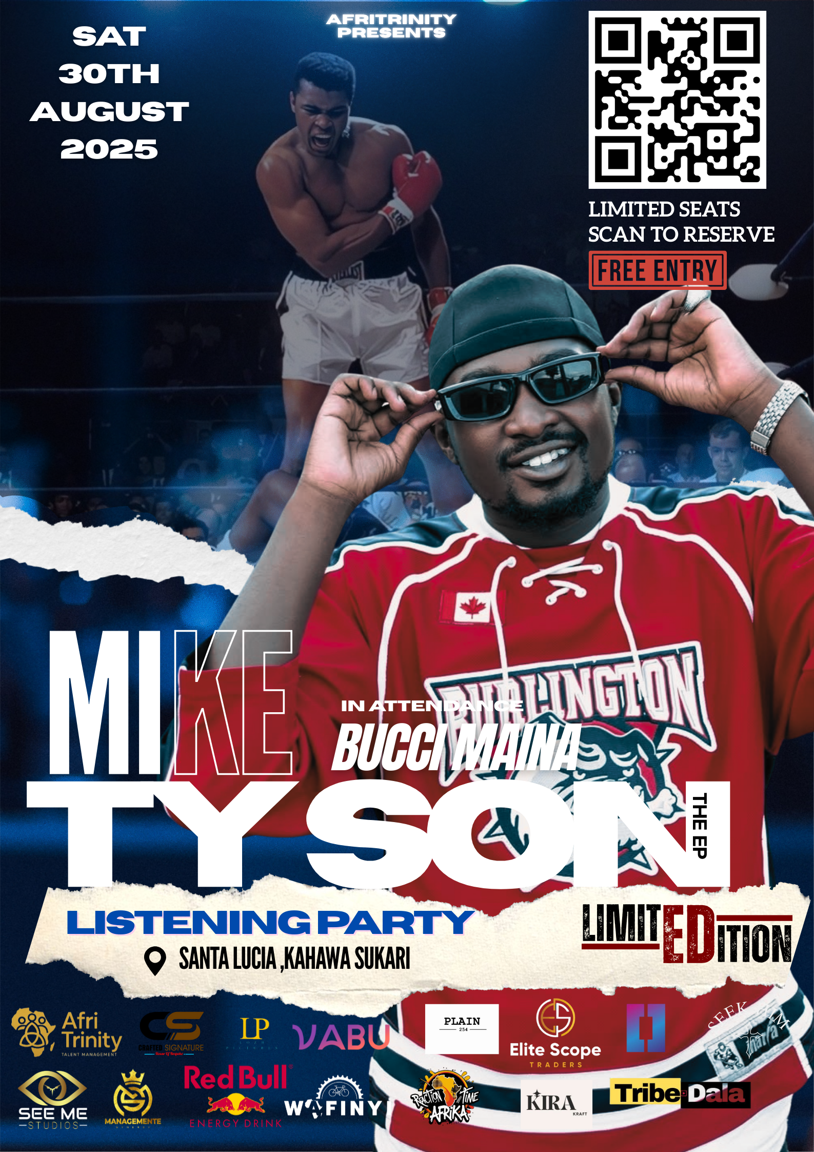MIKE TYSON LISTENING PARTY by AfriTrinity
