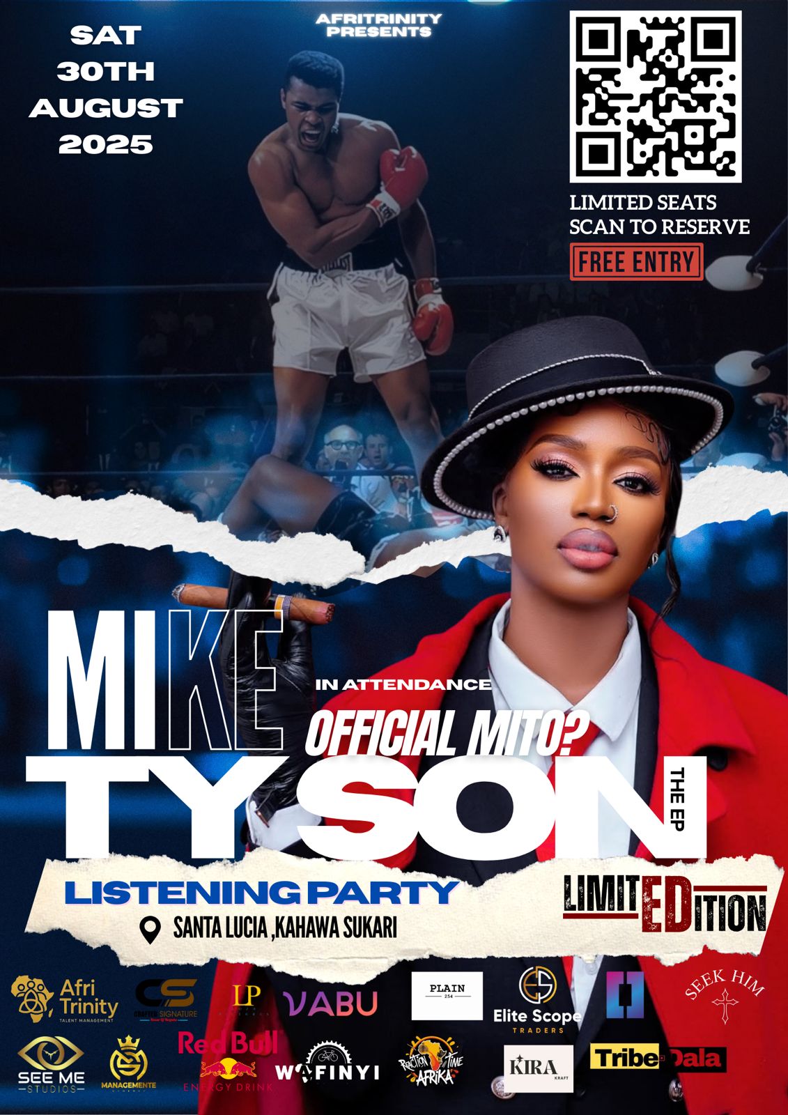 MIKE TYSON LISTENING PARTY by AfriTrinity