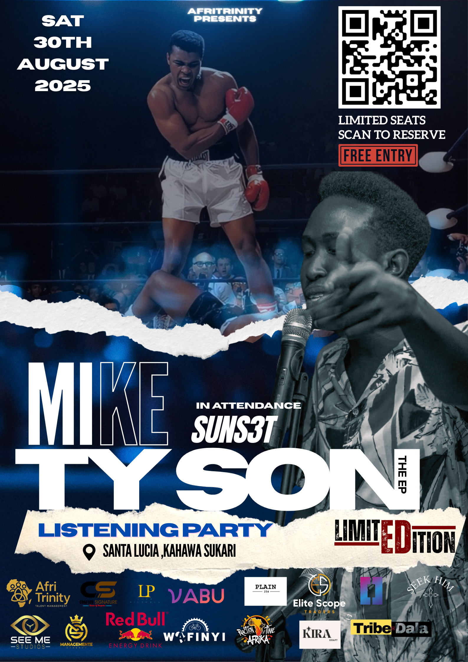 MIKE TYSON LISTENING PARTY by AfriTrinity