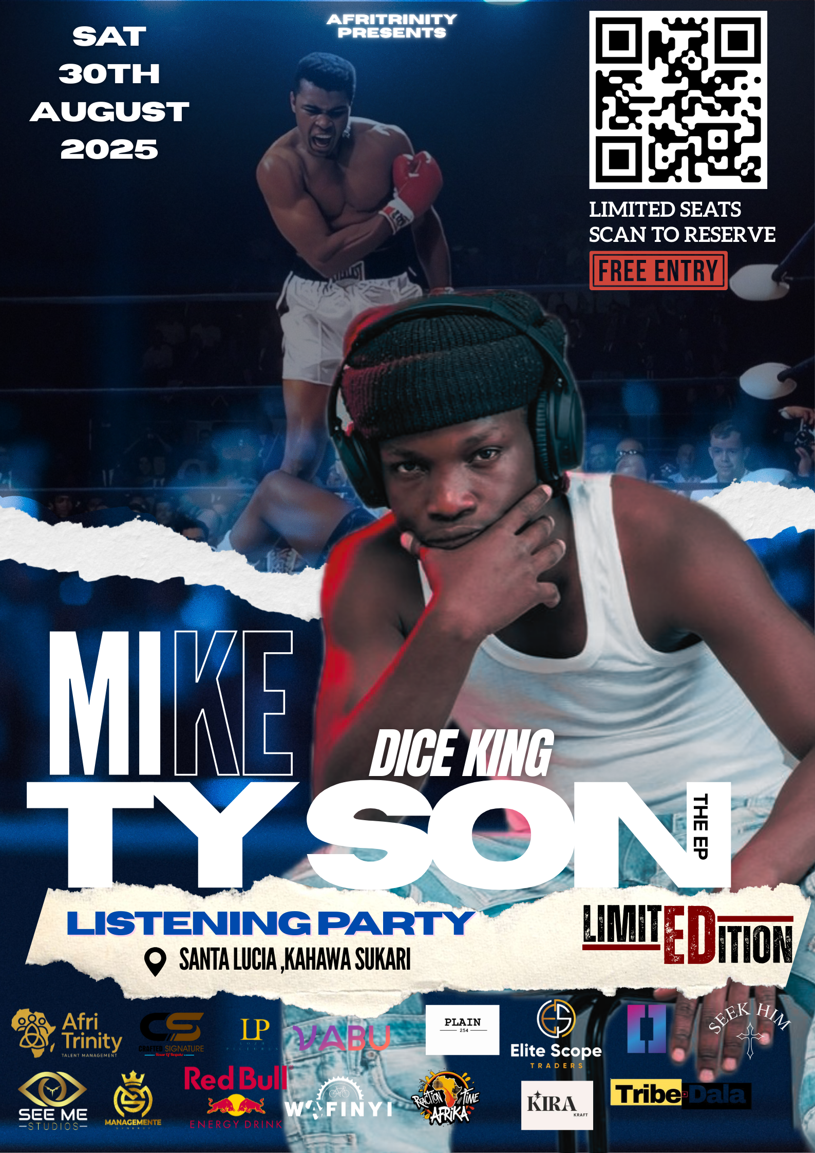 MIKE TYSON LISTENING PARTY by AfriTrinity