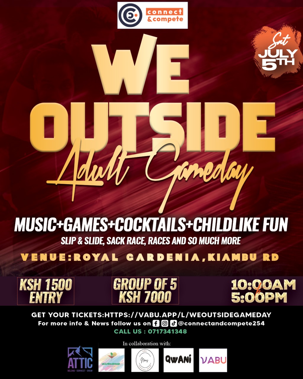 WE OUTSIDE ADULT GAMEDAY