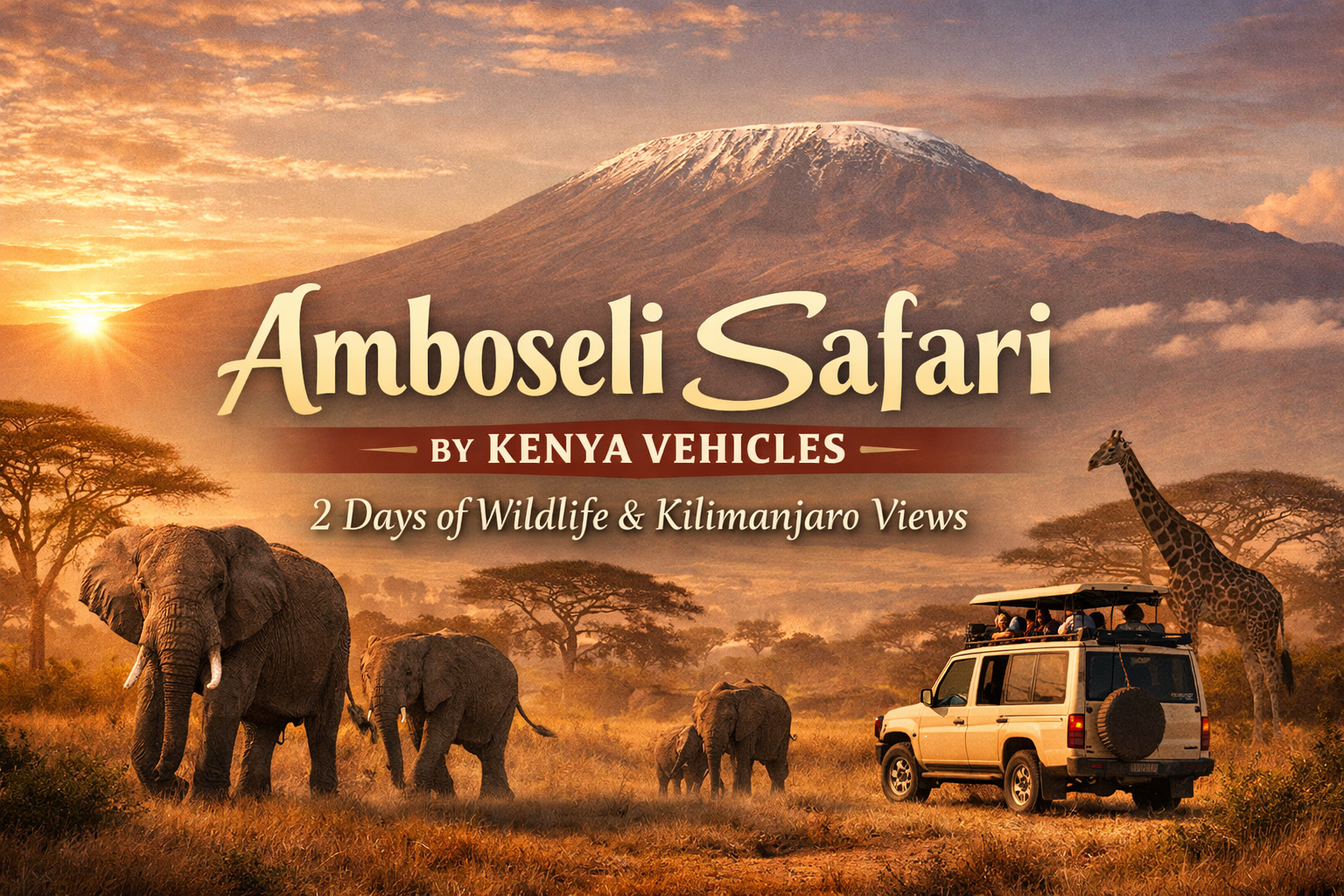 Amboseli Luxury Safari Experience