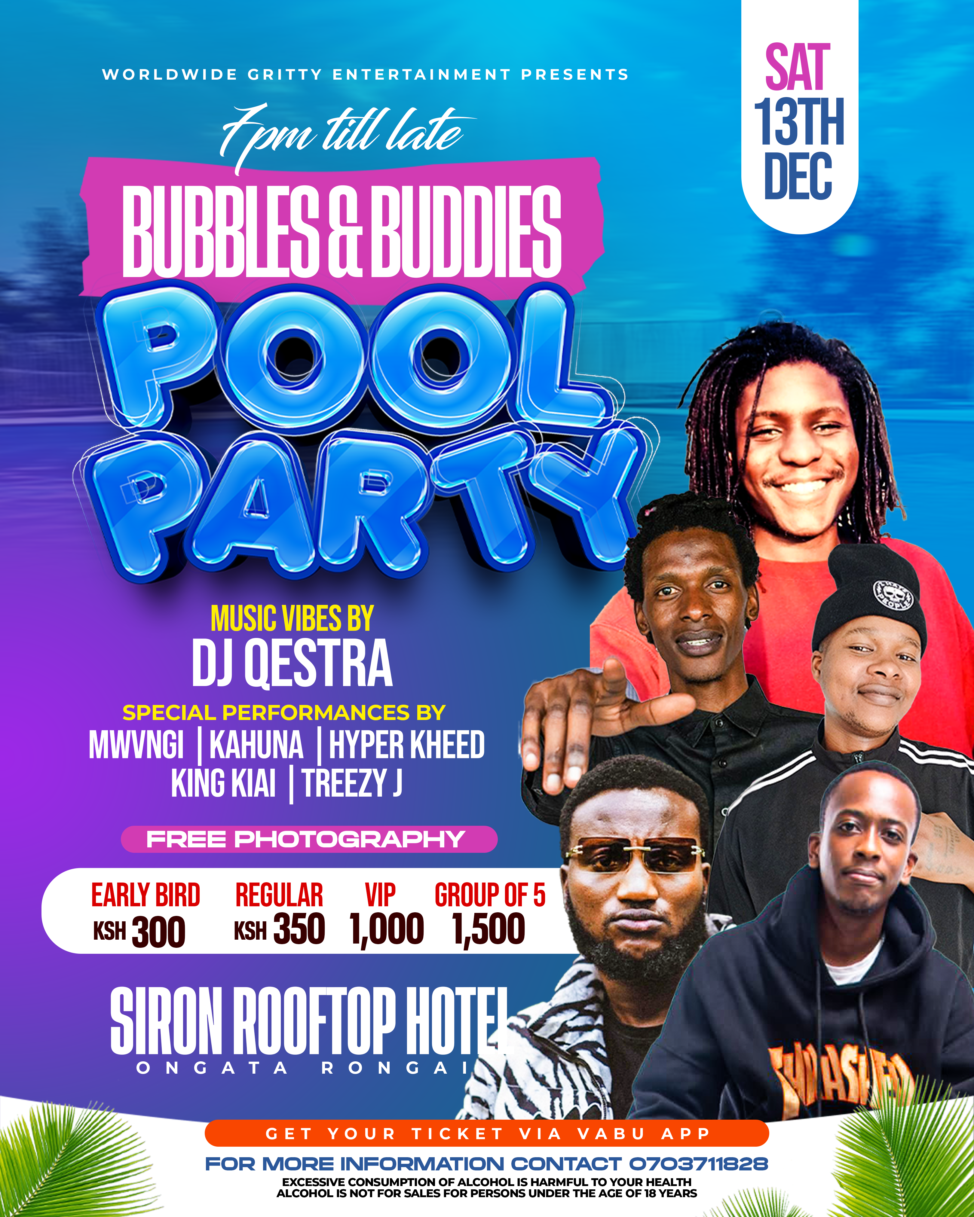 Bubbles & Baddies pool party