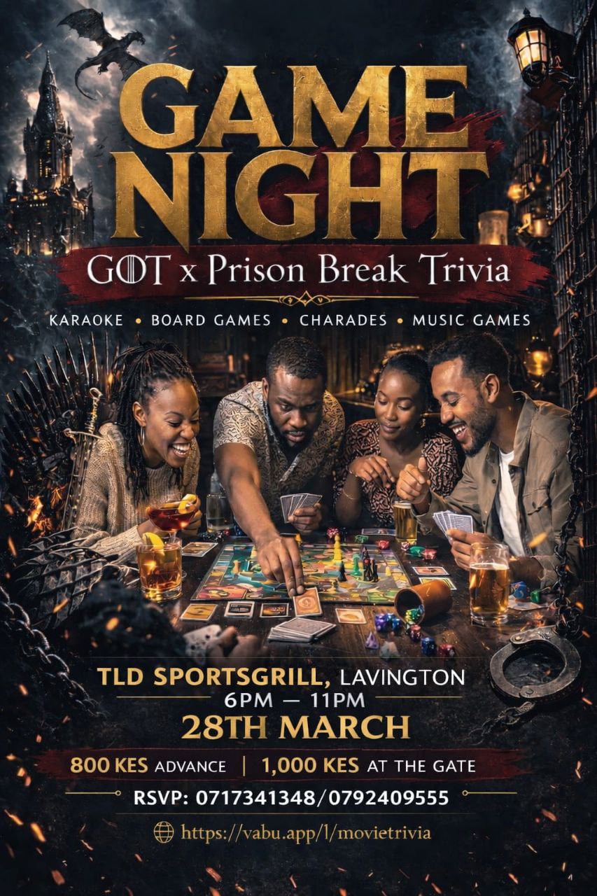 GAME NIGHT: GAME OF THRONES x PRISON BREAK TRIVIA