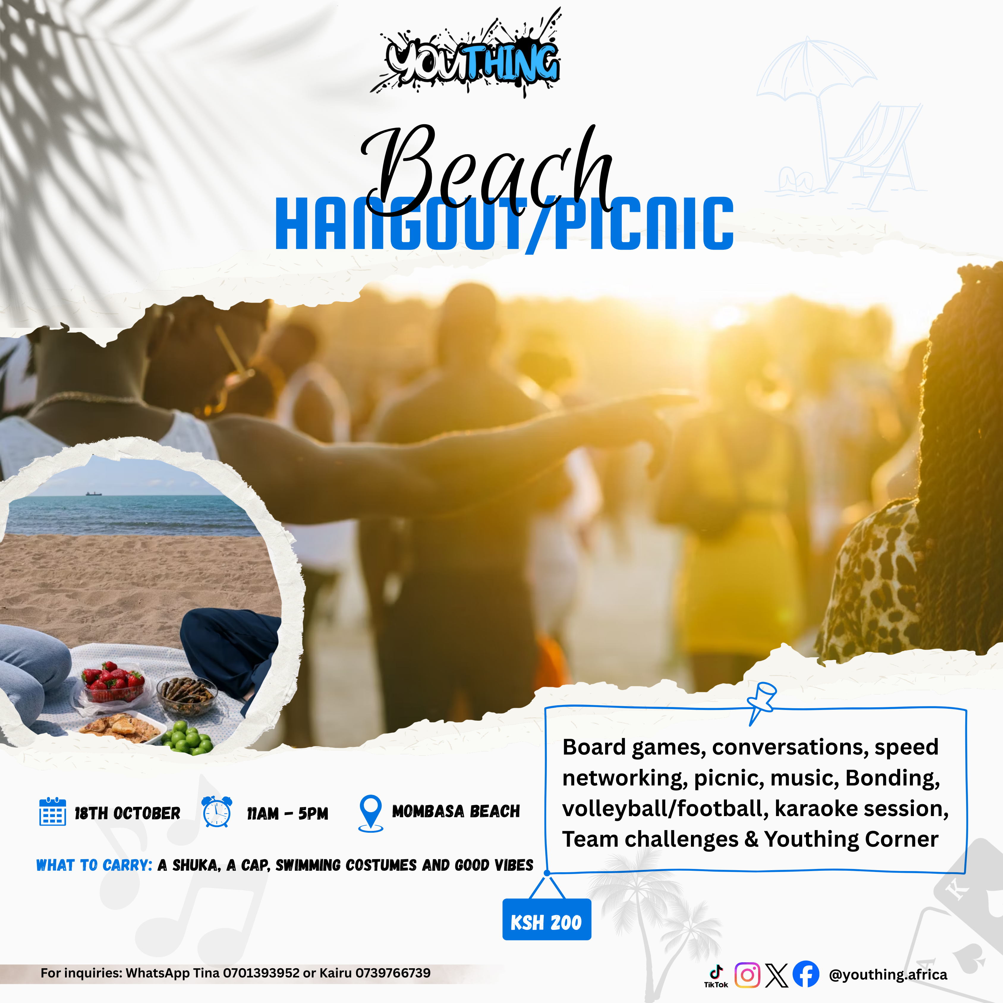 Beach Hangout/Picnic
