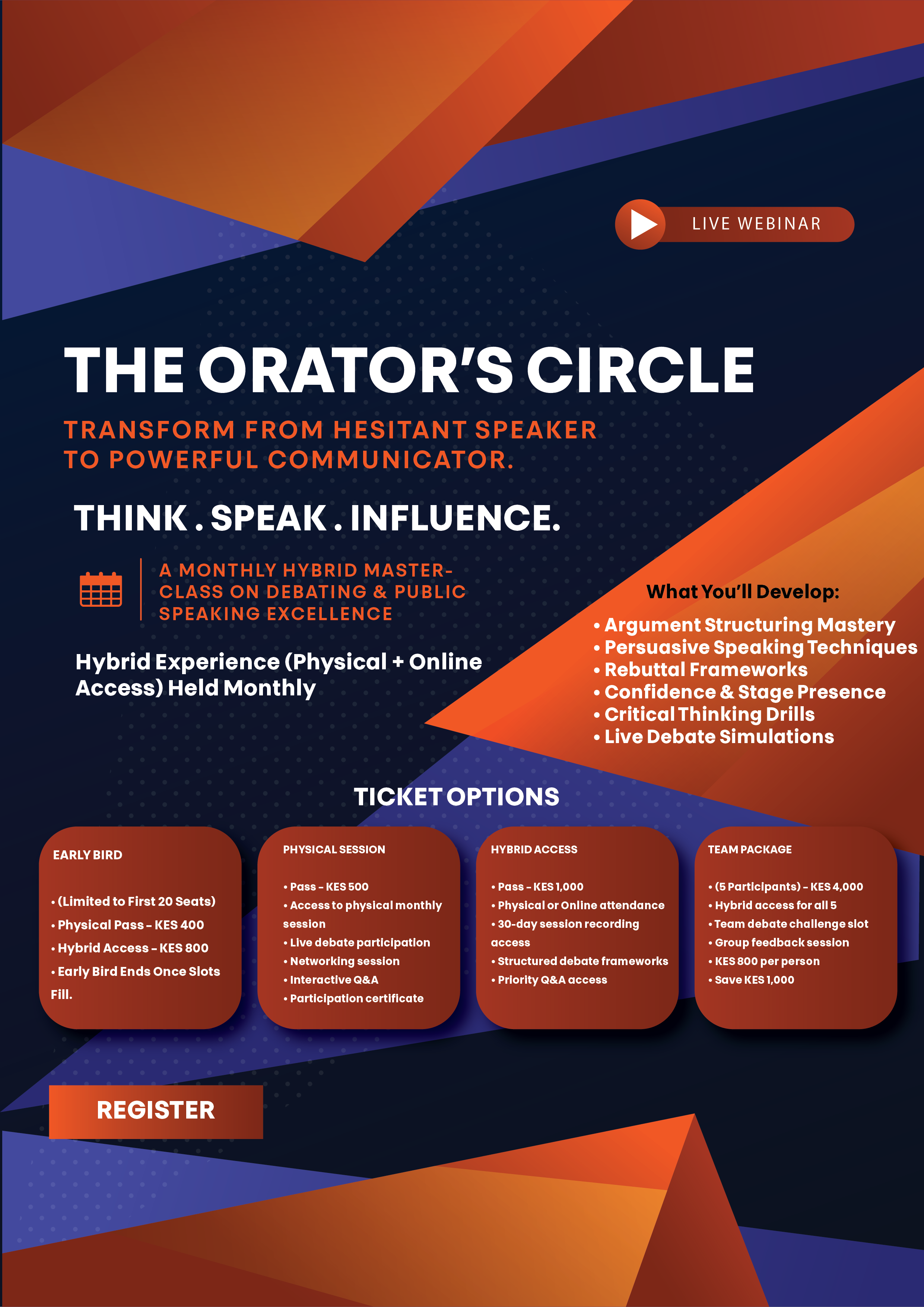 THE ORATOR'S CIRCLE